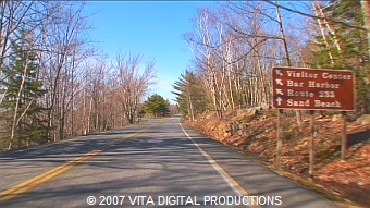 After 15 minutes of descent, you turn onto the 26 mile park loop road.